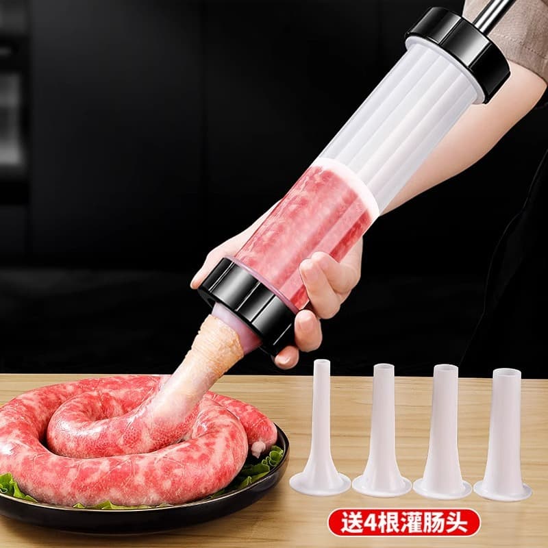 Sausage Stuffer Machine Household Manual Sausage Maker Sausage Filler Meat Stuffer Casing Tool Sausage Making Tool Sausage Stuffer Tool
