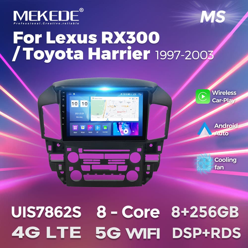 Suitable for Lexus RX300 Toyota Harrier 97-03 Android large screen central control navigation radio