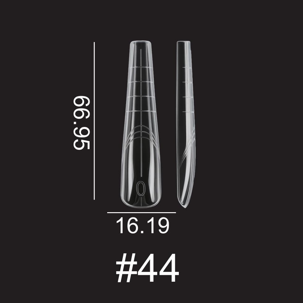 Cross-border Nail Art Crystal Nail Mold, Paperless Quick Gel Extension Nail Tips, French Space Nail Mold