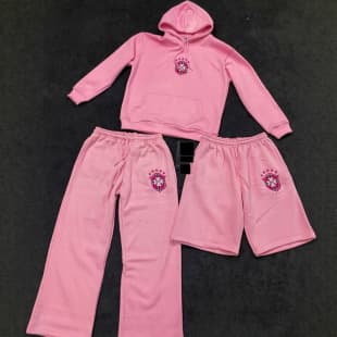 Export Cross-border Fashion Trendy Set Women's 2026 Autumn Winter Hooded Jacket Casual Pants Set