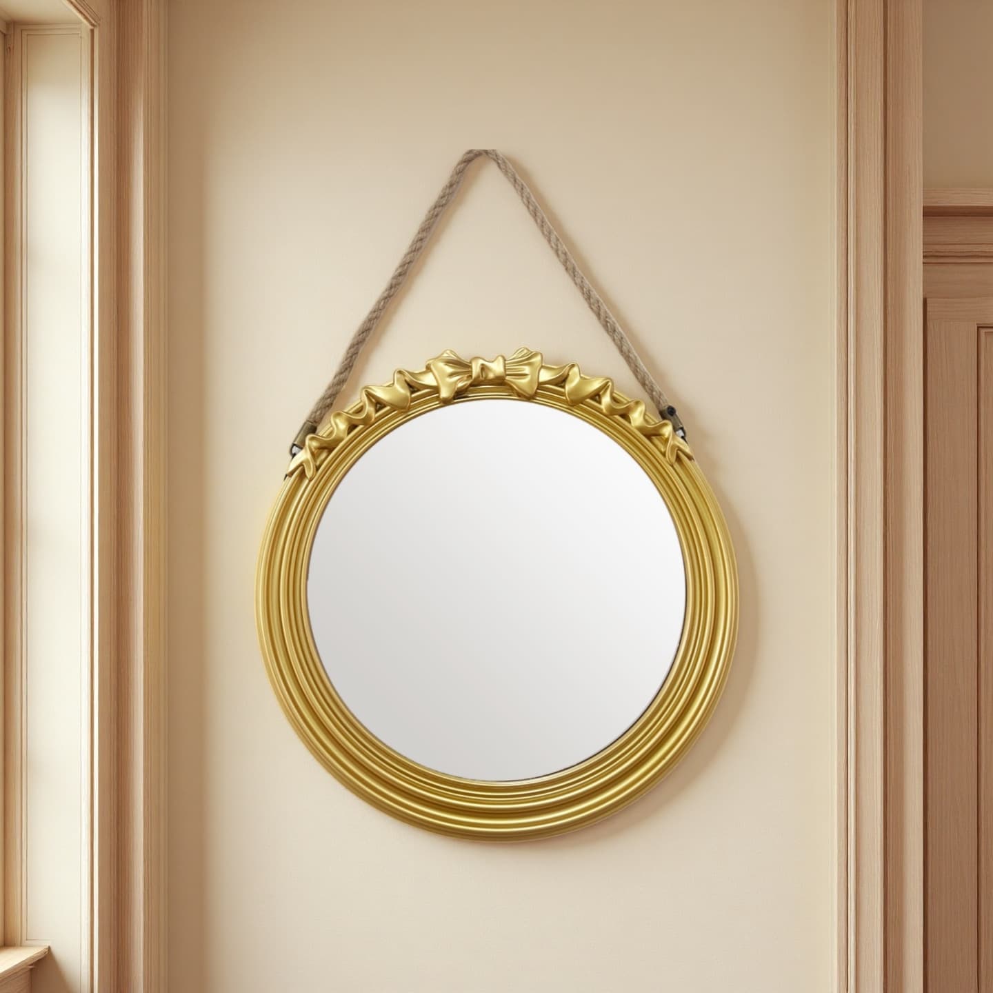 Factory Direct European Style Bathroom Mirror Wall Mounted Bathroom Mirror Vanity Mirror Kindergarten Restroom Mirror Wholesale
