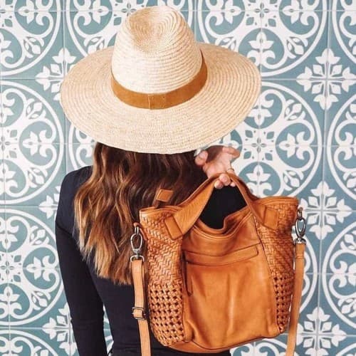European and American Retro Cross-Border Grain Leather Classic Multi-Functional Large Capacity Woven Handbag Crossbody Women's Bag Amazon TK
