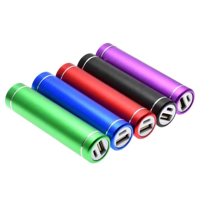 DIY aluminum alloy cylindrical power bank kit, no soldering required, single 18650 battery box, no soldering required, power bank casing.