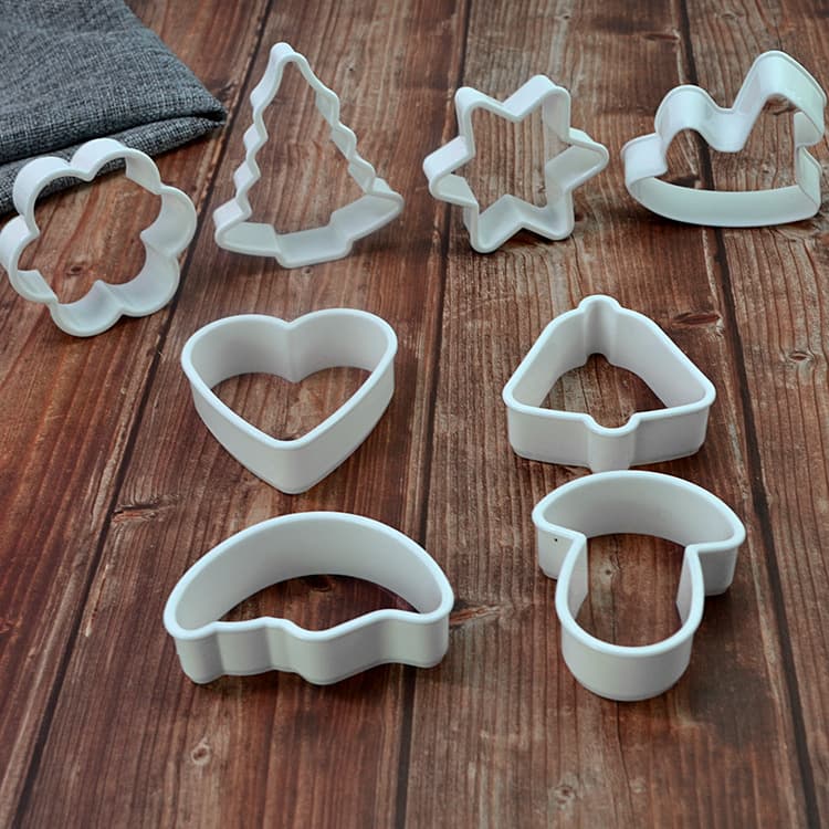 Custom Plastic Cookie Mold Baking Tool, Cookie Cutter Mold, Christmas Tree Set 3D Cake Mold