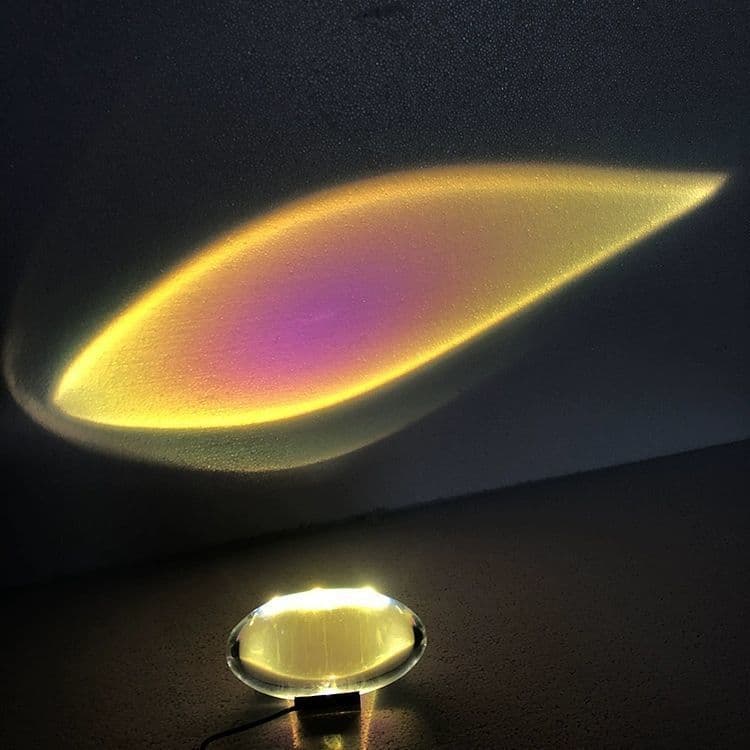 Sky Eye Crystal Ambient Decorative Table Lamp Italian Angel Eye Projection Night Light Premium Sunset Night Light