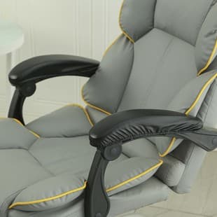 Gaming Chair Armrest Covers, Game Chair Armrest Protectors, Computer Chair Home Office Leather Armrest Covers Full Wrap