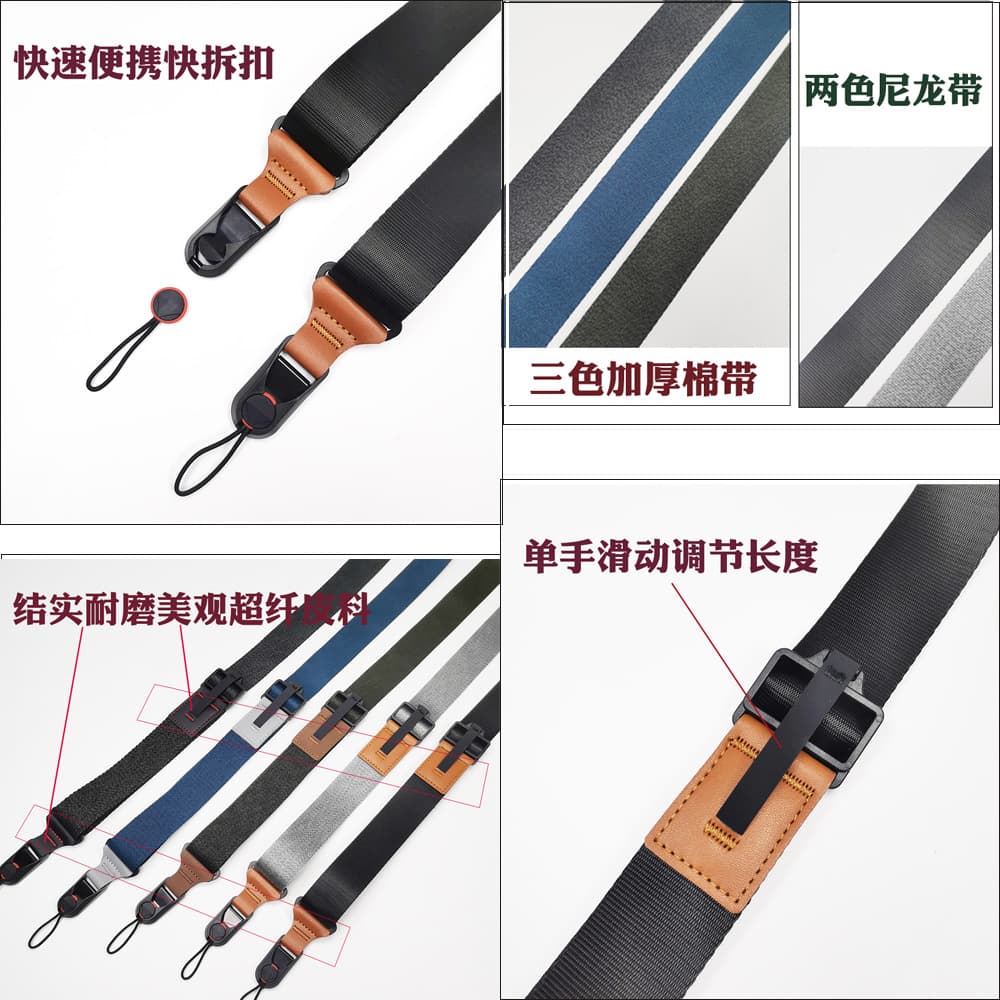 Quick Release Camera Shoulder Strap Camera Strap Crossbody Mirrorless Strap DSLR Camera Pressure-Relief Camcorder Neck Shoulder Strap