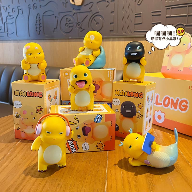 Official Nai Long Lazy Daily Series Blind Box Figure Toy Trendy Hand Model Office Exquisite Decoration