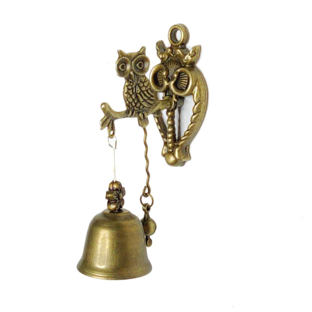 Office Culture Wind Chimes Bell Metal Material Engraved Patterns Traditional Chinese Style Various Sizes Available