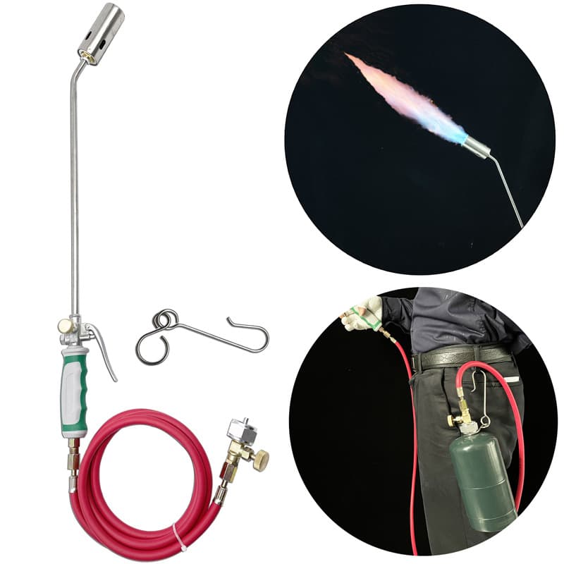 Portable Propane Weed Torch Garden Weed Burner Torch US AU Stainless Steel Flame Gun Blowtorch
