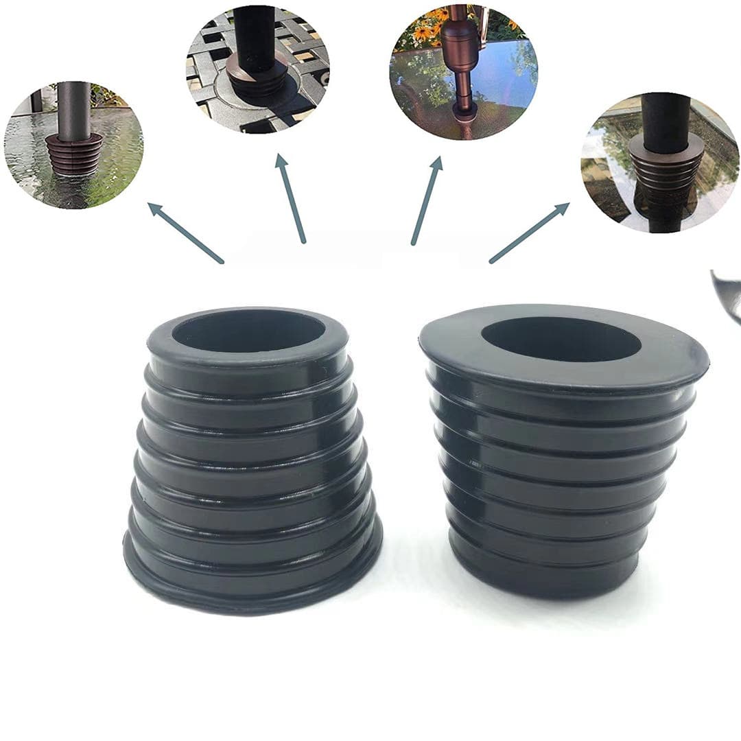 Silicone Umbrella Wedge Outdoor Sunshade Protector Cone Rubber Table Hole Plug Garden Patio Market Stand round Cone Shaped