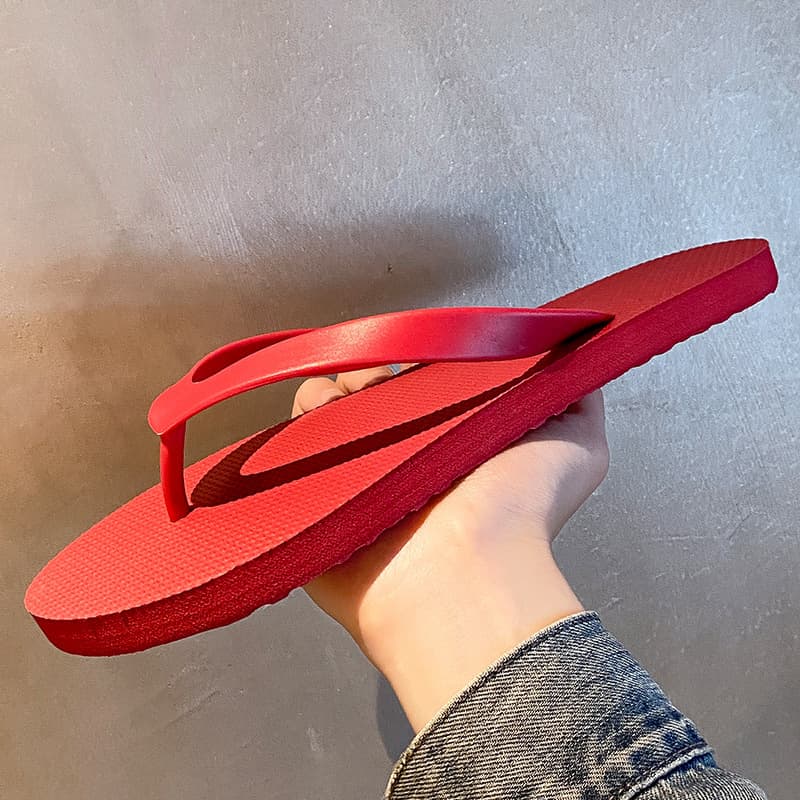 Jingchen Footwear Outdoor Beach Non-Slip Flip-Flops for Women, Guangdong Boss Brand Casual and Comfortable Men's Sandals