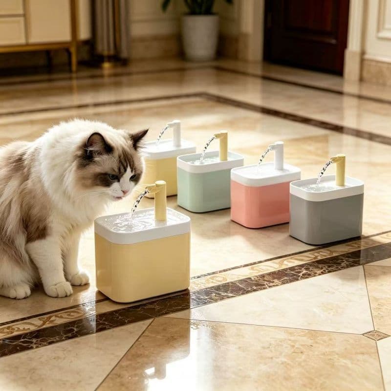 Cat automatic water dispenser circulating live water pet water dispenser electric live water bowl water feeder dog drinking bowl