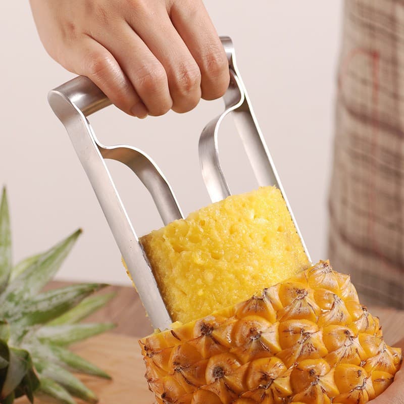 Pineapple Peeler and Corer Tool, Pineapple Flesh Remover, Pineapple Peeling Machine, Pineapple Peeler and Slicer, Pineapple Skin Remover