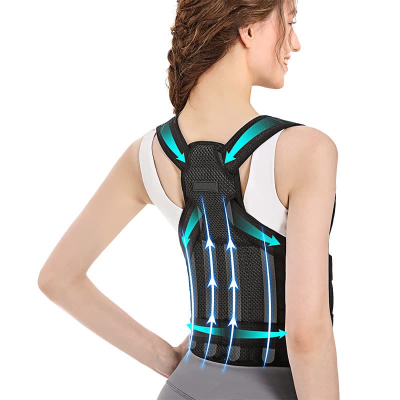 Cross-Border Amazon Hot-Selling Unisex Breathable Back Corrector, Beibei Jia Anti-Hunchback Sitting Posture Belt
