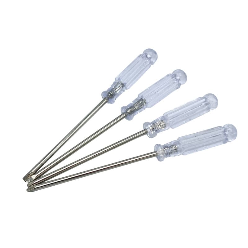 Crystal Transparent 3.0 Phillips Flathead Screwdriver Multifunction Repair Tools Toy Appliance Delivery Screw Wholesale