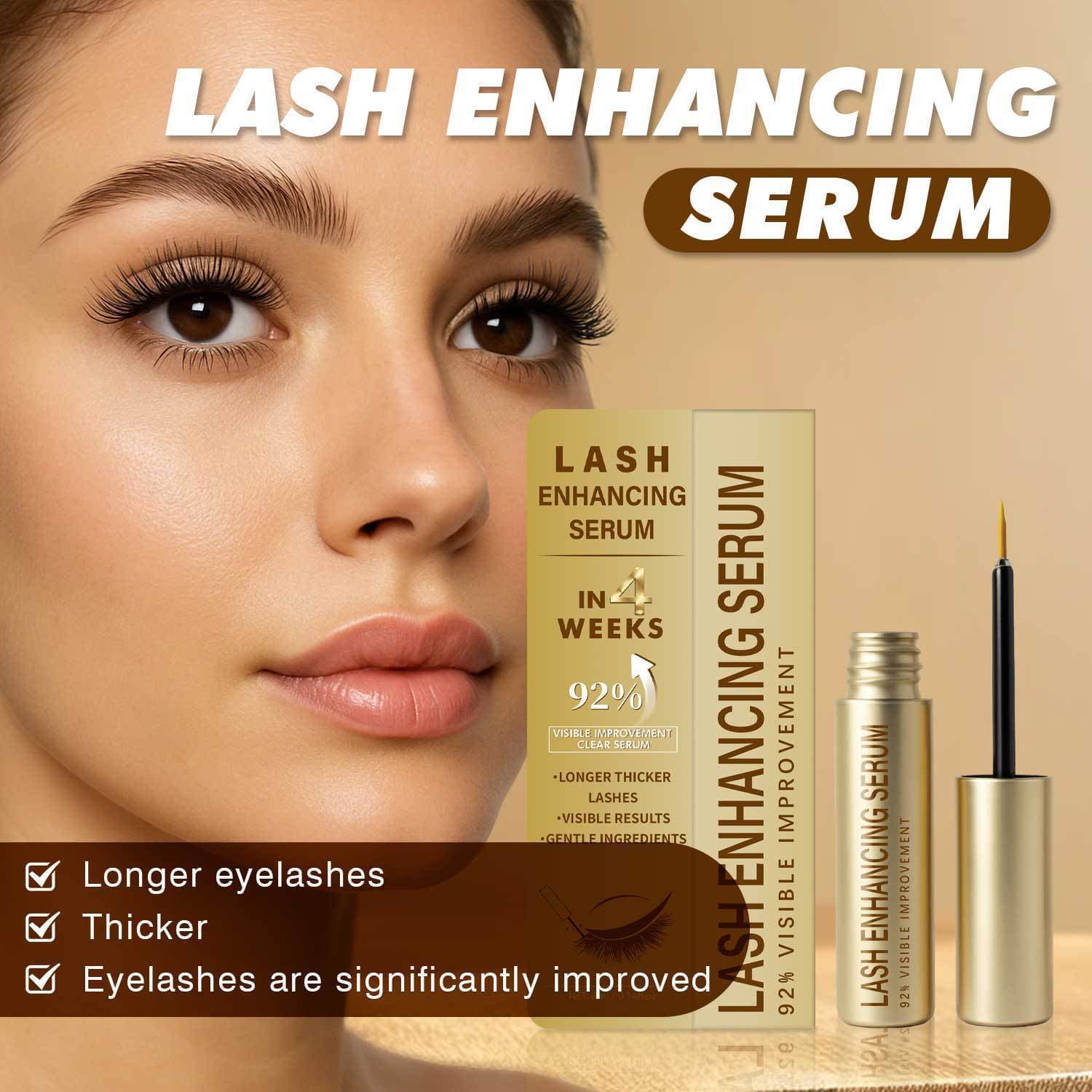 Cross-border Lash Enhancing Serum 4ml - Thickening and Lengthening Eyelash Serum