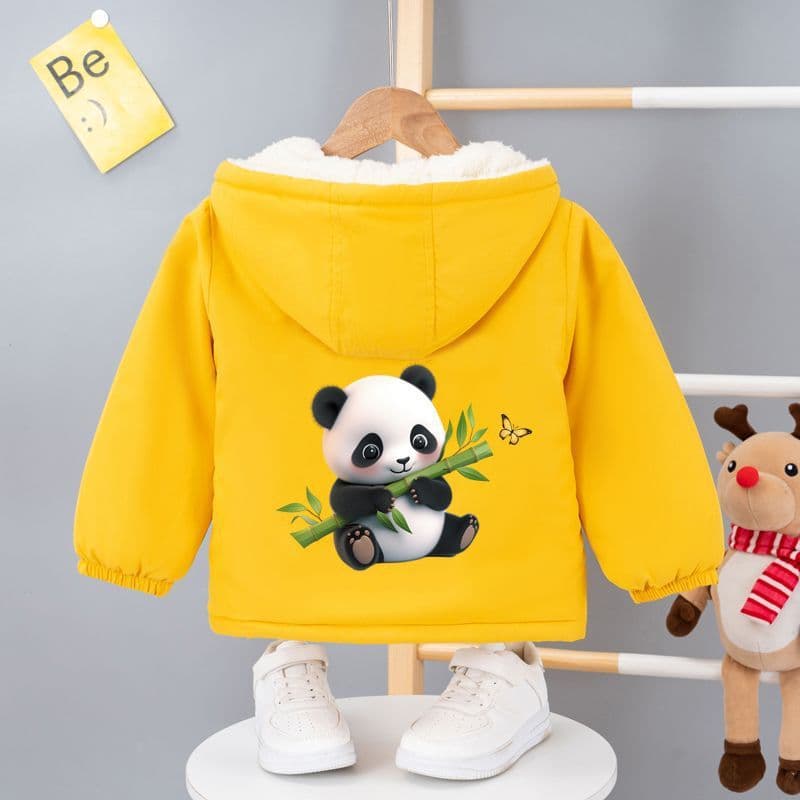 Girls' fleece jacket autumn and winter 2024 new children's fashionable Korean style thickened girls' tops winter style jacket
