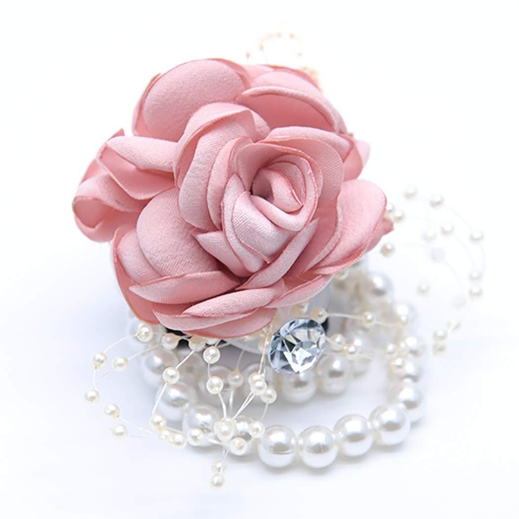 New wrist corsages for brides, bridesmaids, and other bridesmaids; lace-up wrist corsages; gifts for children; dance corsages; handmade.