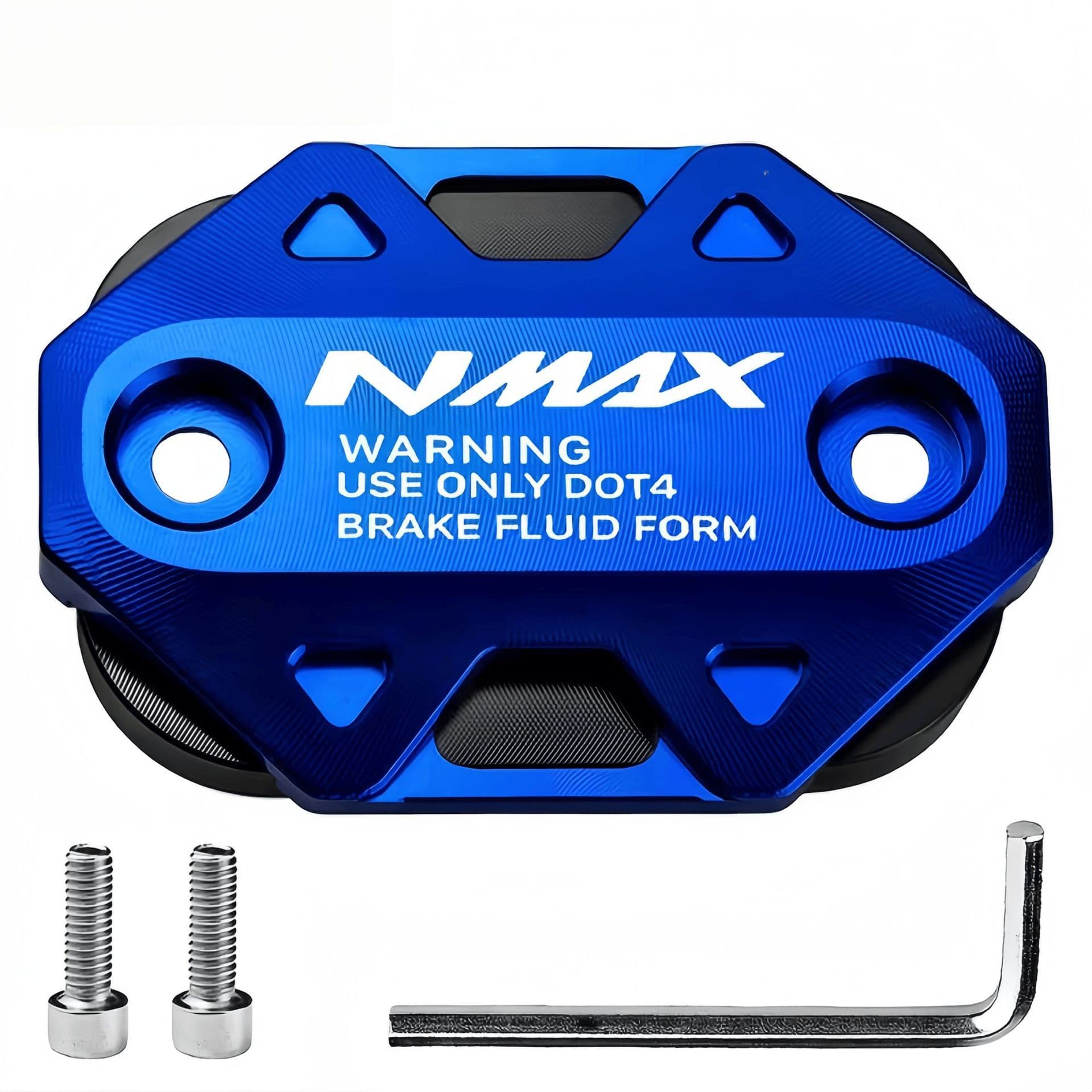 CNC Aluminum Brake Fluid Cup Cover Oil Reservoir for Yamaha NMAX Aerox Motorcycle Modification Accessories