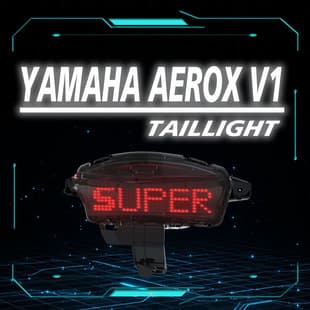 Compatible with YAMAHA AEROX V1 Motorcycle LED Brake Tail Light Modification Kit Turn Signal Brake Light