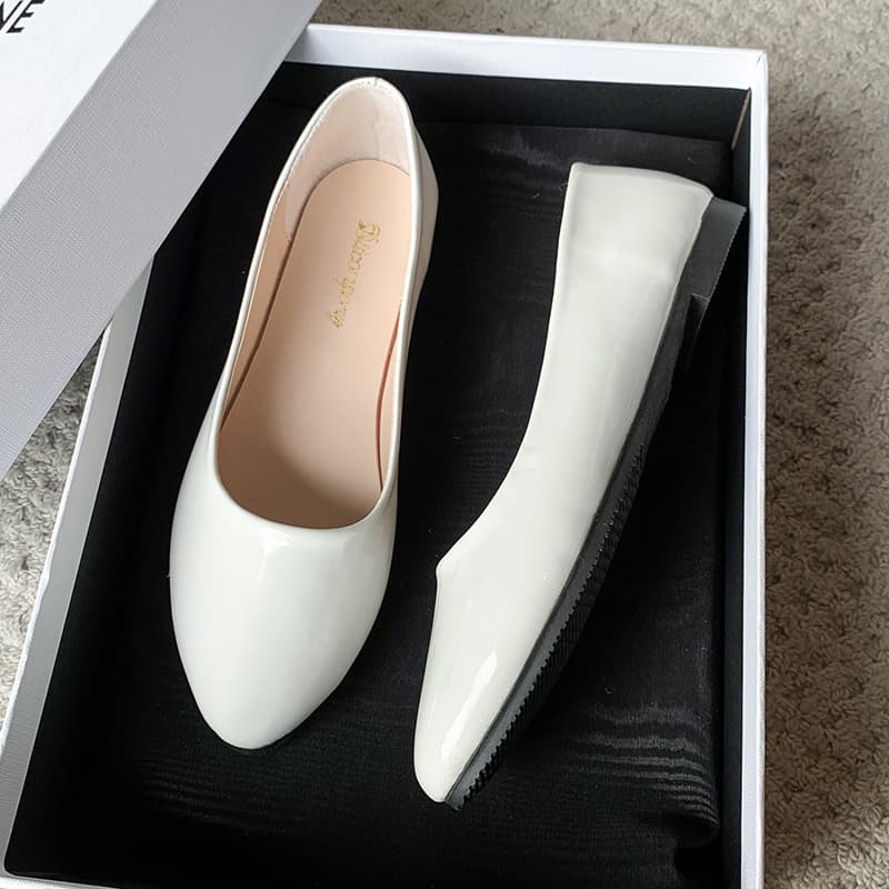 Plus Size Pumps Women's Pointed Toe 2025 Spring New Work Shoes One-Leg Four-Season Comfortable Export Women's Shoes