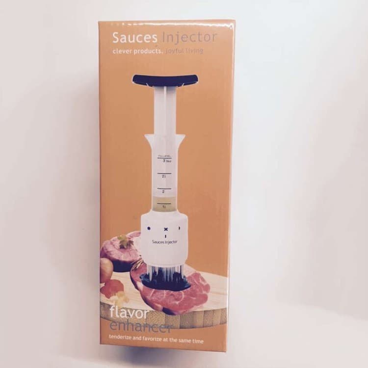 Tendon Breaker Meat Hammer with Oil/Seasoning Injection Beef/Chicken Steak Needle Flavoring Tenderizer French-style Injection Steak Needle