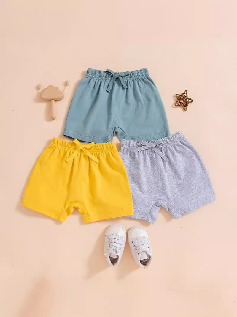 Summer Kids Cotton Hot Pants Baby Shorts Boys Girls Five-Point Pants Toddler Infant