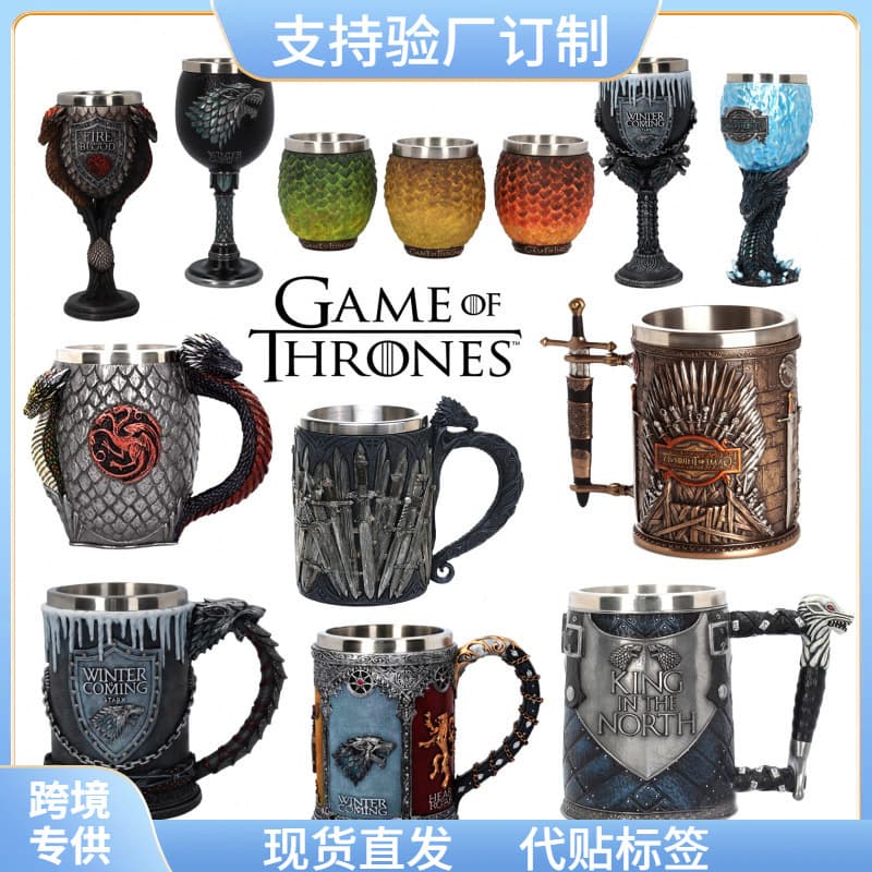 Stainless Steel Highball Glasses for Beer And Hard Liquor Vintage Style Skull Design Luxury Retro Aoke Brand Party Supplies