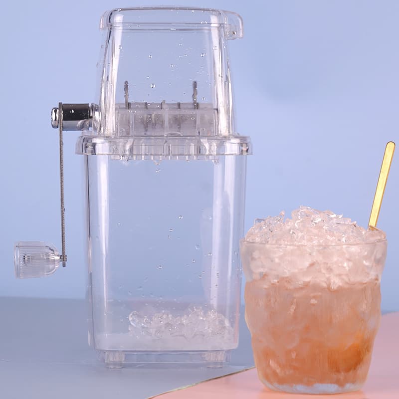 In Stock Cross-border Amazon Home Use Manual Hand-Crank Ice Crusher, Multi-function Fish Bait Grinder Mini Ice Shaver