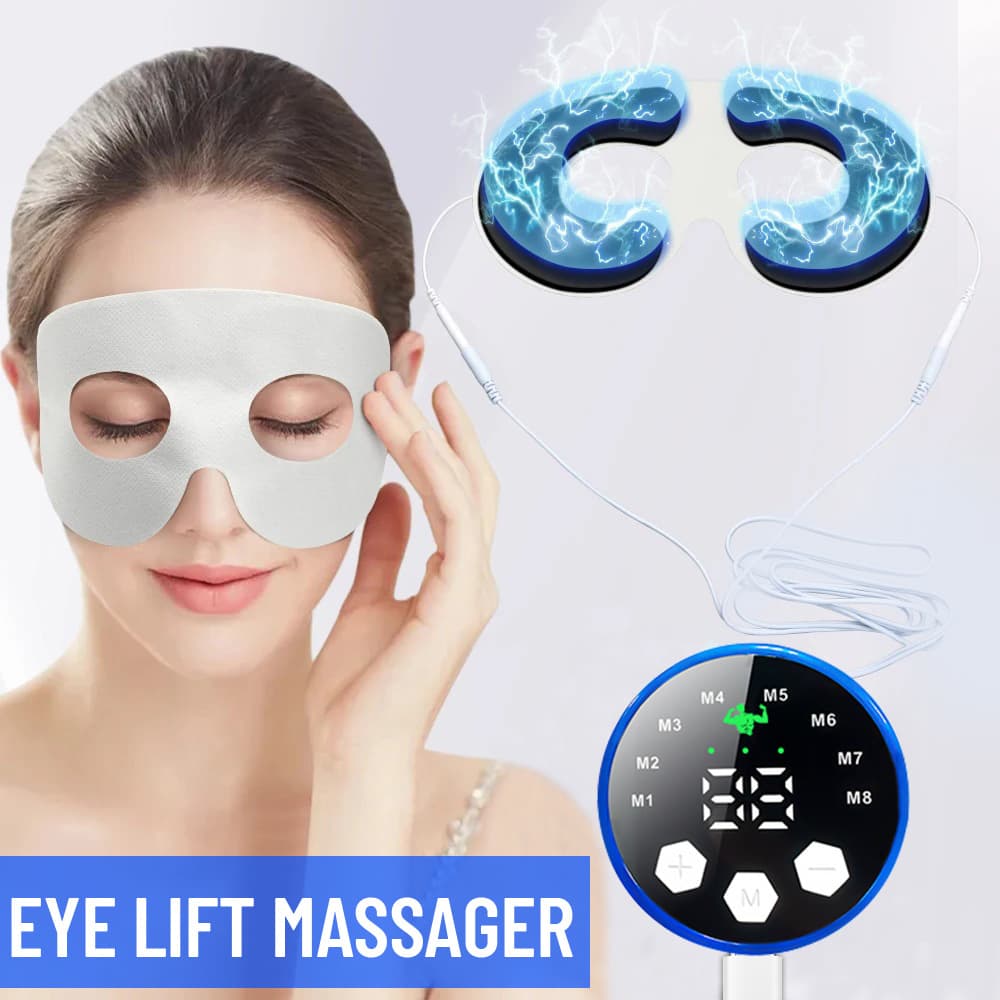 New Cross-Border EMS Facial Microcurrent Massager Lifting and Firming V-Shape Face Mask Eye Massager