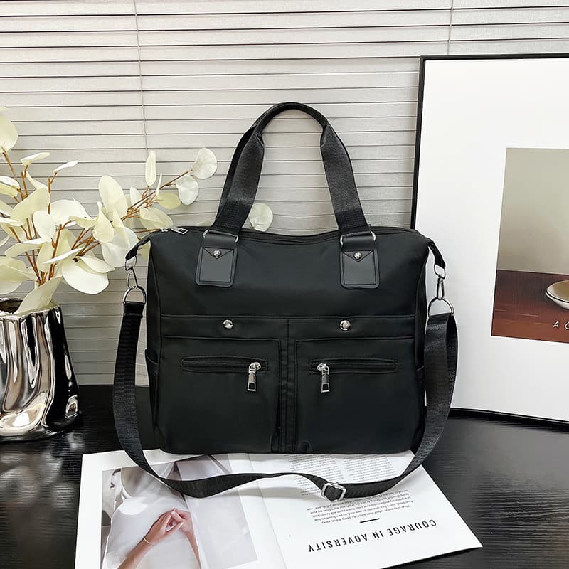 Handbag, lightweight, water-repellent nylon bag, fashionable women's commuting handbag, crossbody bag, lightweight, urban and simple
