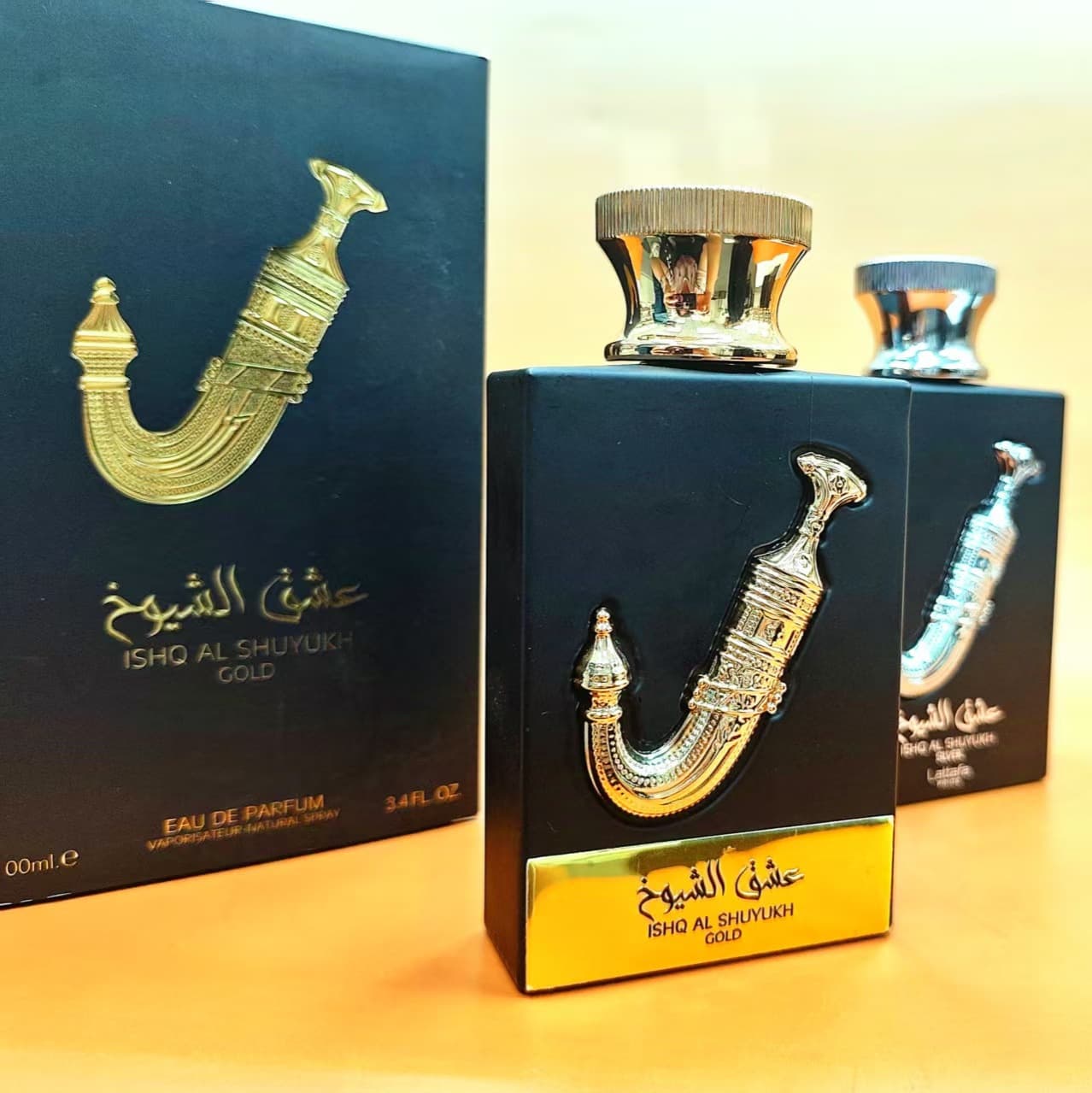 Cross-border hot-selling Lattafa perfumes Shuyukh Gold Arabian men's perfume has long-lasting fragrance