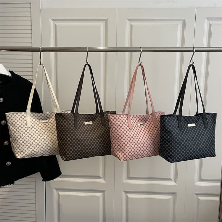 Printed Tote Bag 2023Handbag New Foreign Trade Women's Bag Casual Mommy Bag Korean Style Large Capacity Shoulder Bag