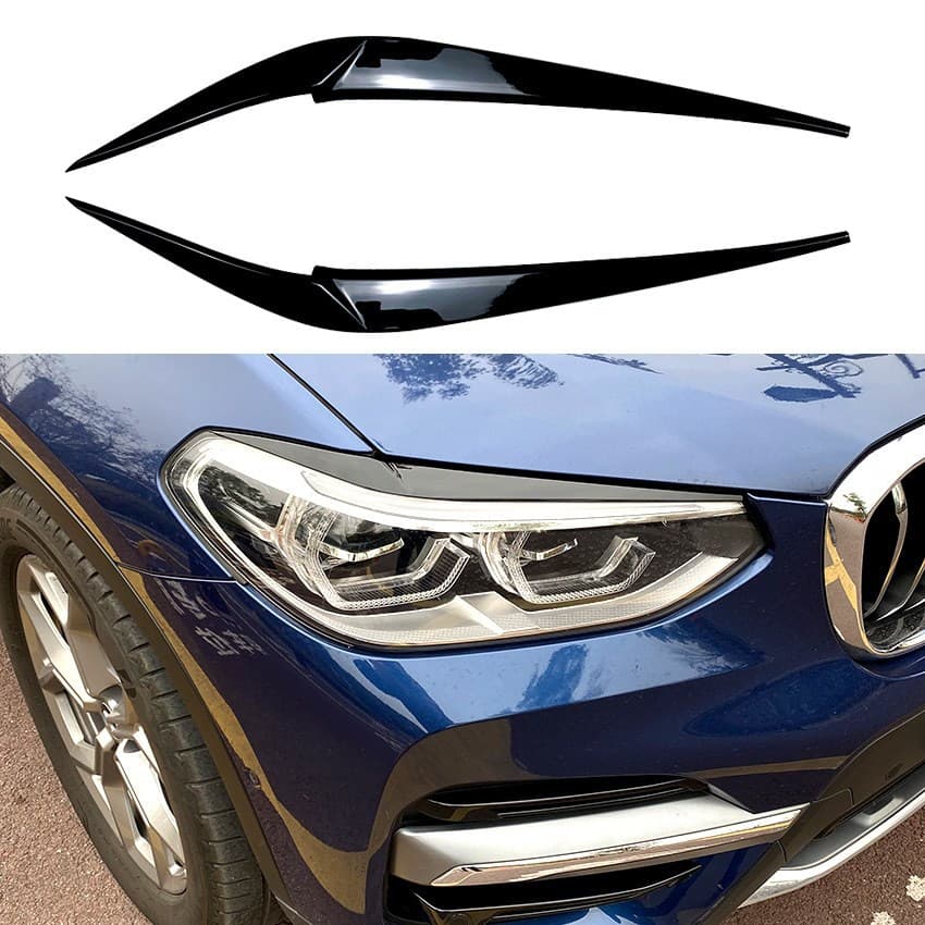 Headlight Eyebrow Decal for BMW 1 3 5 X1 X3 X4 X5 X6 E/F/G Chassis Exterior Modification