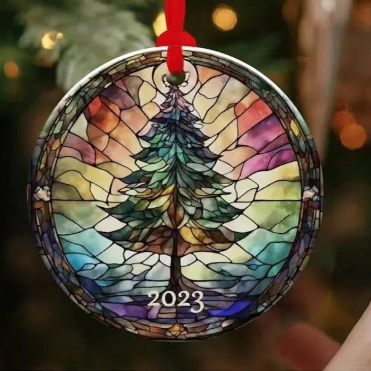 Cross-border New Christmas 2023 Ornament Creative Christmas Tree Decoration Hanging