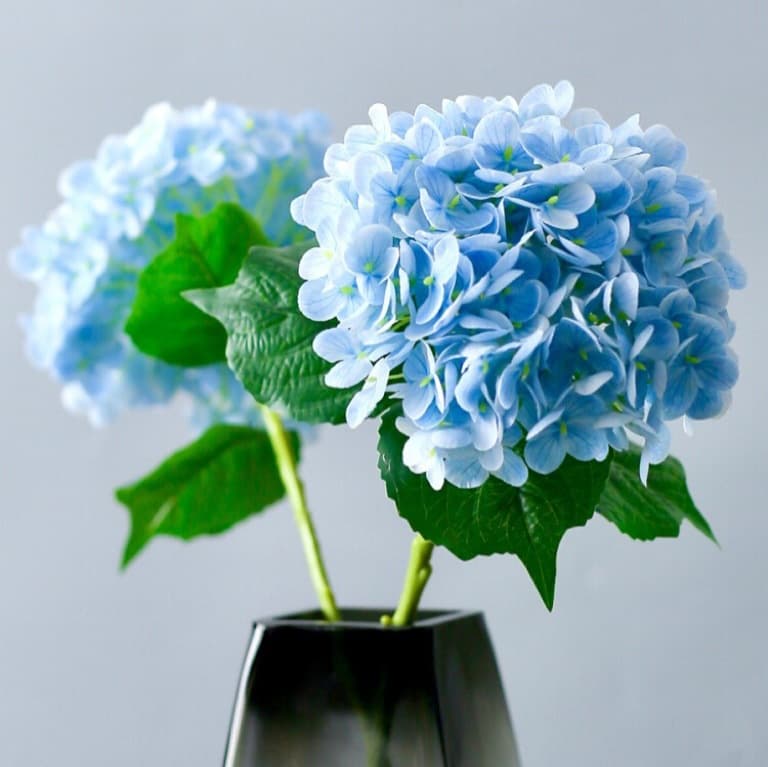 Hot style wet and high-end large hydrangea 176 pieces of artificial flowers wedding supplies living room bedroom decoration table decorations