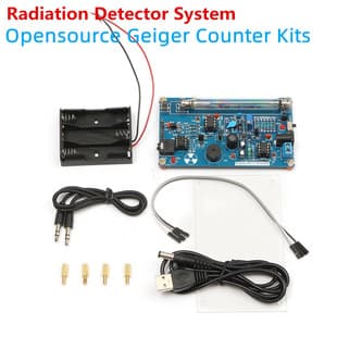 DIY Open Source Geiger Counter Kit Module Miller GM Tube Radiation Detector Gamma Beta Rays