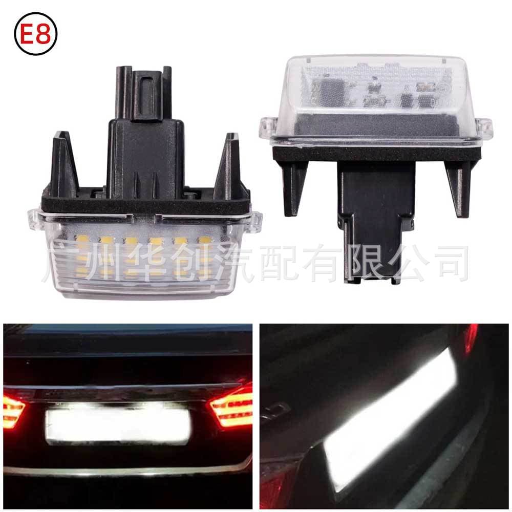 LED License Plate Light for Toyota Yaris Corolla Camry Prius Rear Trunk License Plate Lamp