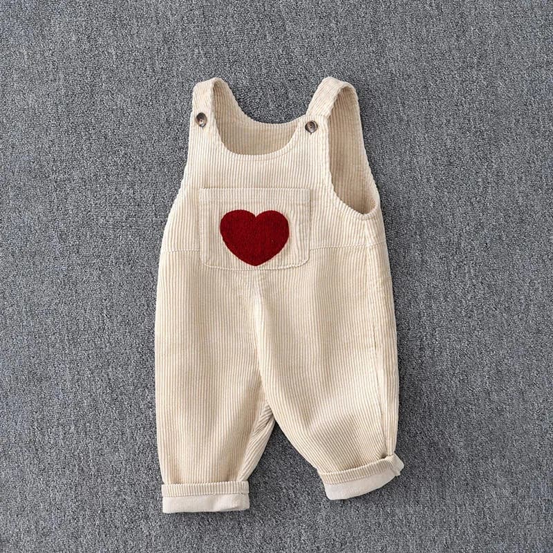 Children's baby overalls corduroy infants new Korean style children's corduroy pants spring and autumn jumpsuits