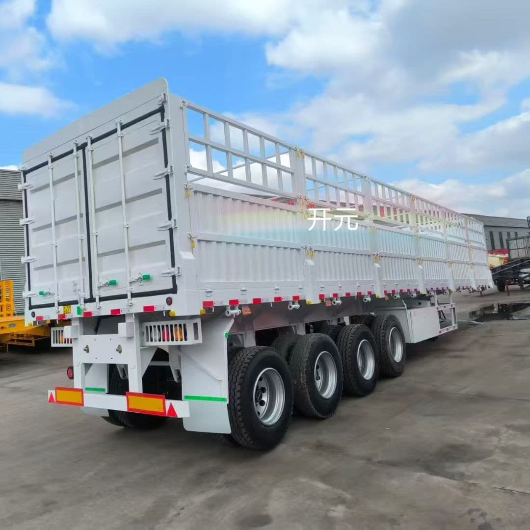 Semi trailer 13.5m 90-ton 3-axle heavy-duty grain van semi-trailer for export to Guinea, Sudan, Lebanon