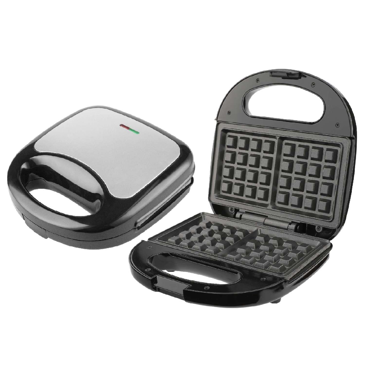 Cross-border Stainless Steel Sandwich and Panini Press Waffle Maker Breakfast Machine for Home Use