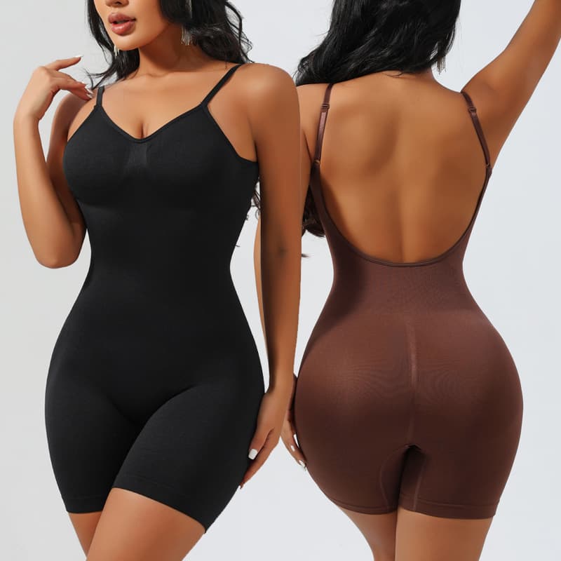 Women's Bodysuit Shapewear Sexy Backless Slimming Underwear Plus Size Body Shaper Waist Trainer