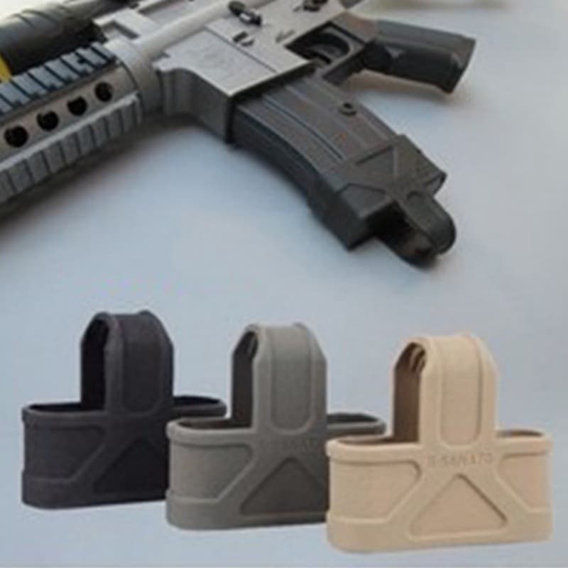 Outdoor M4 Magazine Quick-Draw Rubber Holster 5.56mm Quick-Draw Rubber Holster Triangular Quick-Draw Holster Modification Accessory