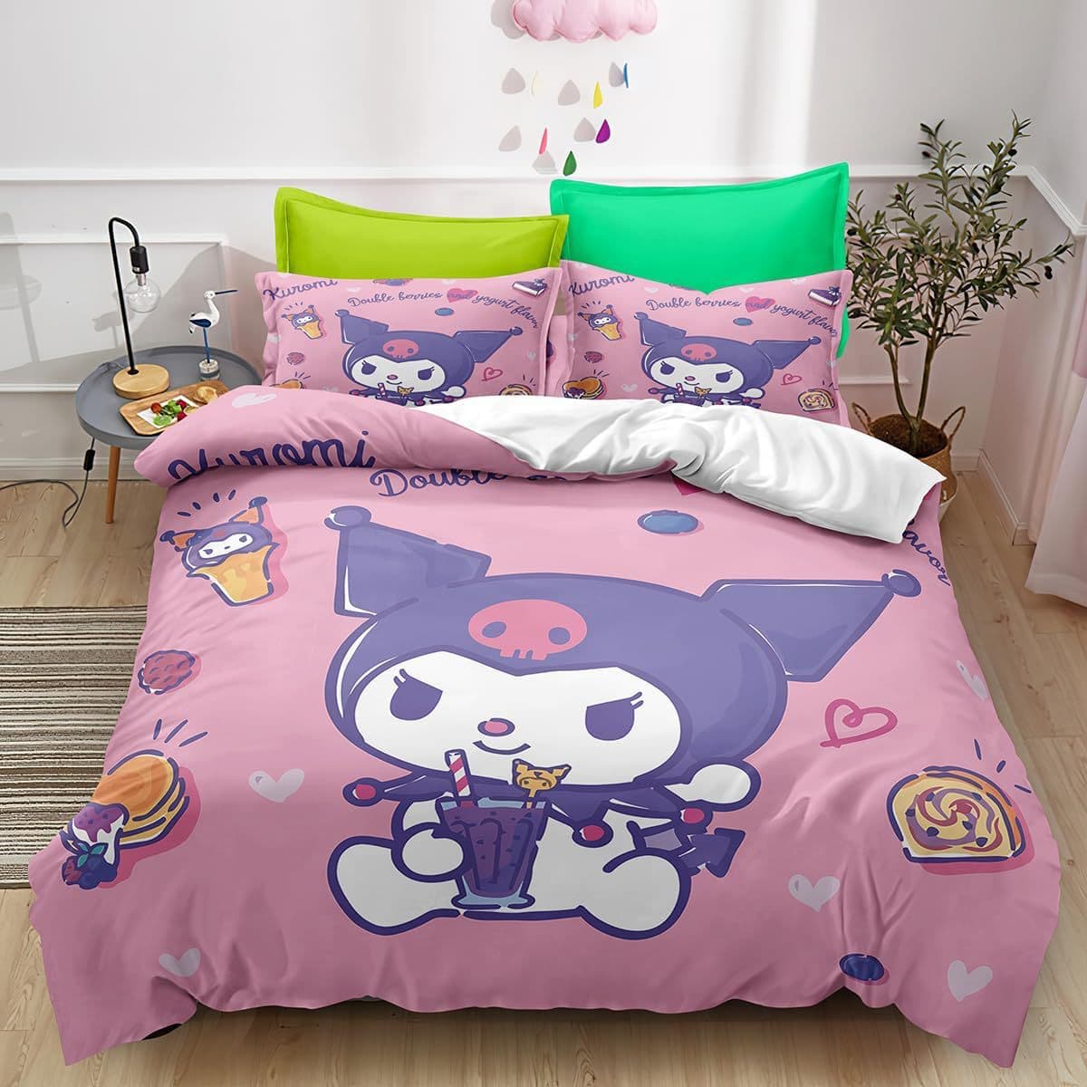 Cross-border Bedding 3-Piece Set Brushed Bed Sheet Duvet Cover Pillowcase Amazon FBA Best Seller Custom Pattern Available