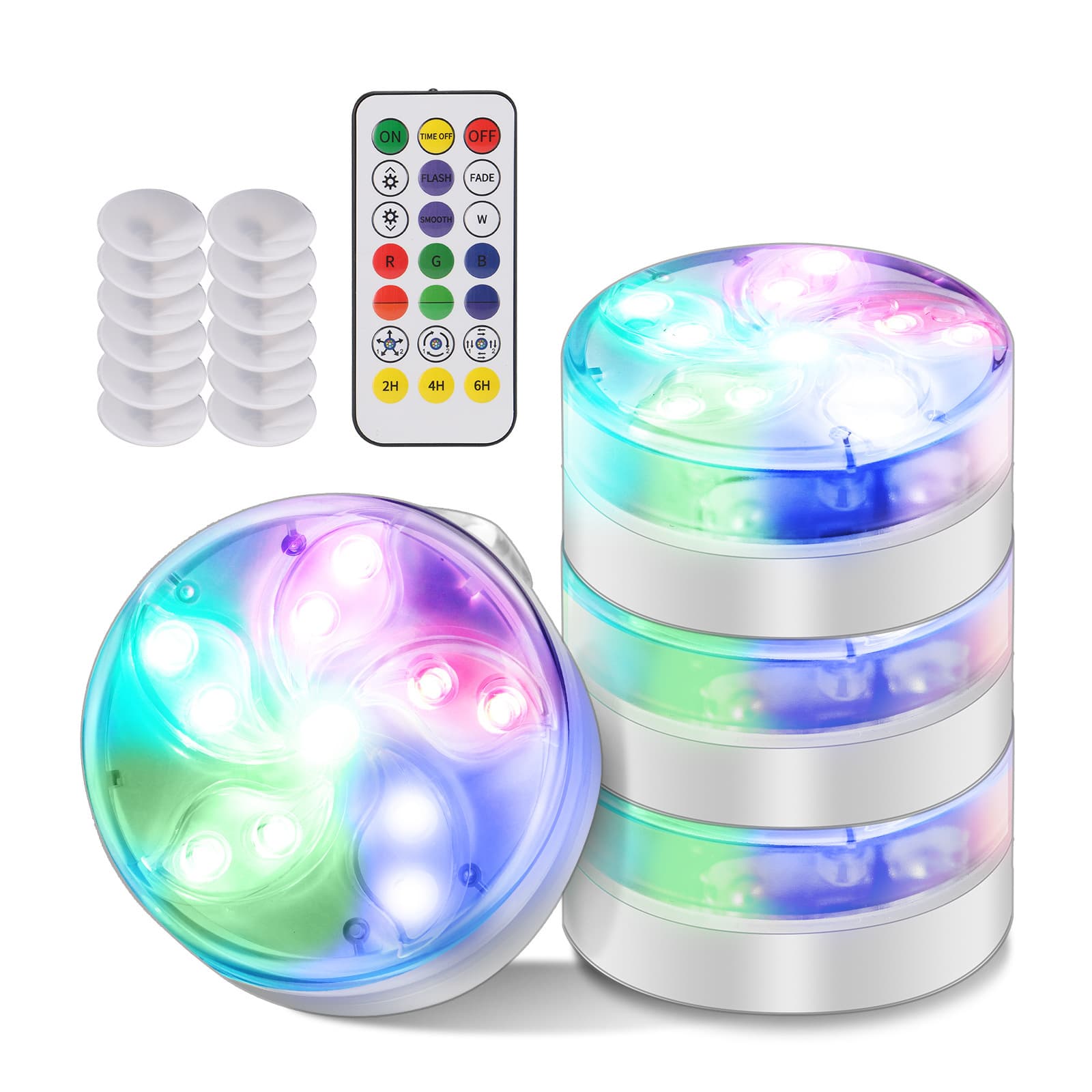 New LED Running Horse Remote Control Large Knob Light with Bauhinia Design for Aquariums, Fish Tanks, and Pool Diving
