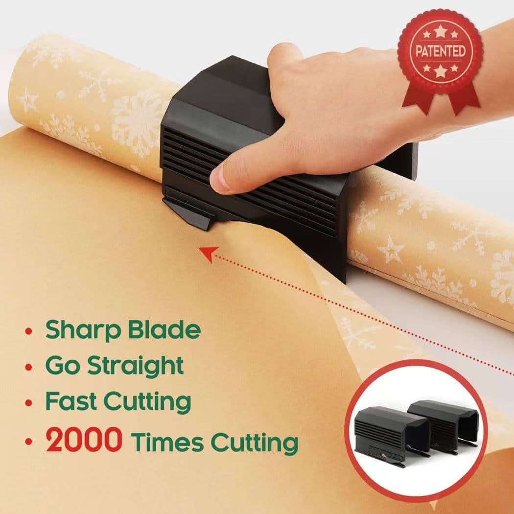Christmas Paper Roll Cutters Creative Paper Roll Packaging Cutter