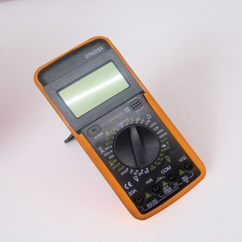 Factory Supply High-Precision Digital Multimeter DT9205A Large Capacitance Measurement Multimeter with Test Leads