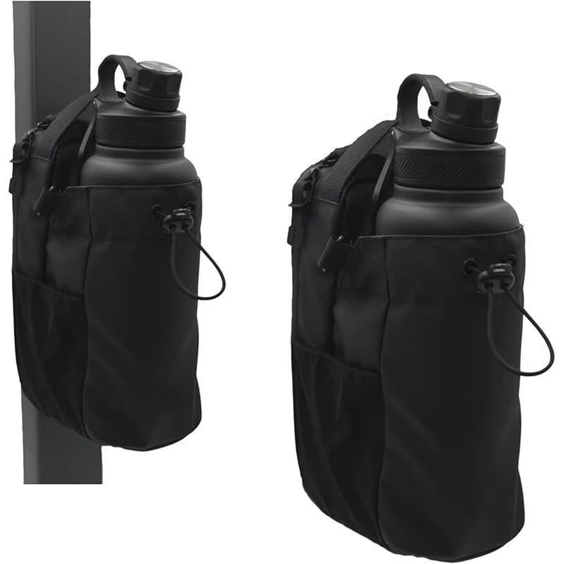 Factory Stock Outdoor Fitness Magnetic Water Bottle Bag, Large Capacity Portable Phone and Key Crossbody Pouch