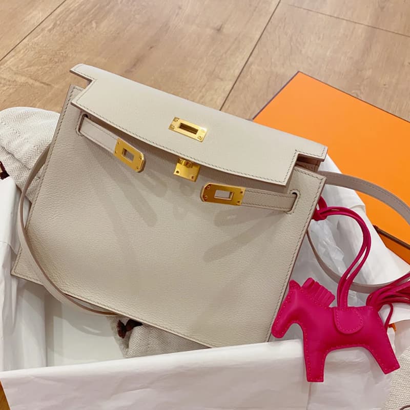 2025 New Retro Kelly Bag Dance Bag Genuine Leather Women's Bag Multi-use Shoulder Crossbody Backpack Waist Bag